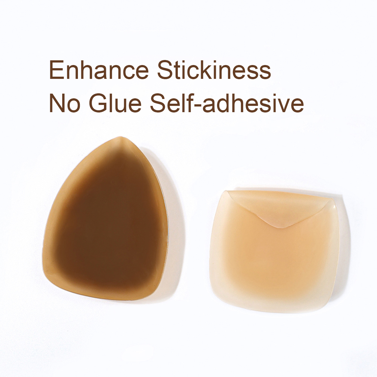 Silicone Bra Adhesive - Cache-mamelon triangulaire réutilisable sans colle, soutien-gorge