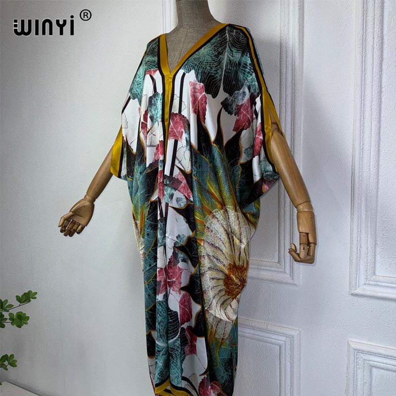WINYI-Robe de plage africaine  - Robe Silk Women avis et prix