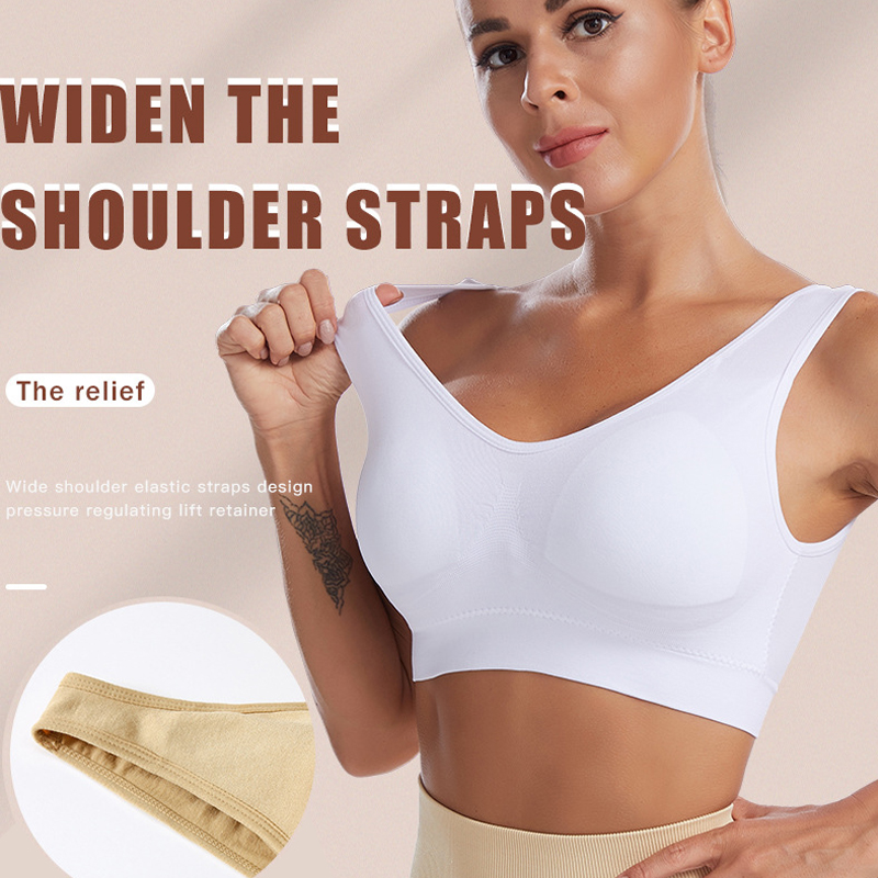 S-4XL Soutien-gorge sans armat - Seamless Underwear Women avis et prix
