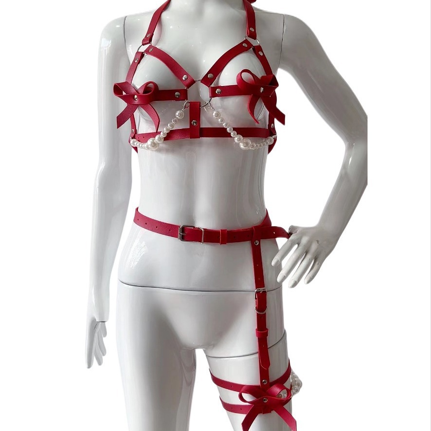 Ensemble harnais en cuir Sexy  - Garter Belt Set avis et prix