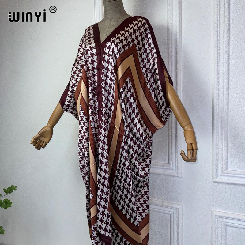 WINYI-Robe de plage africaine  - Robe Silk Women avis et prix