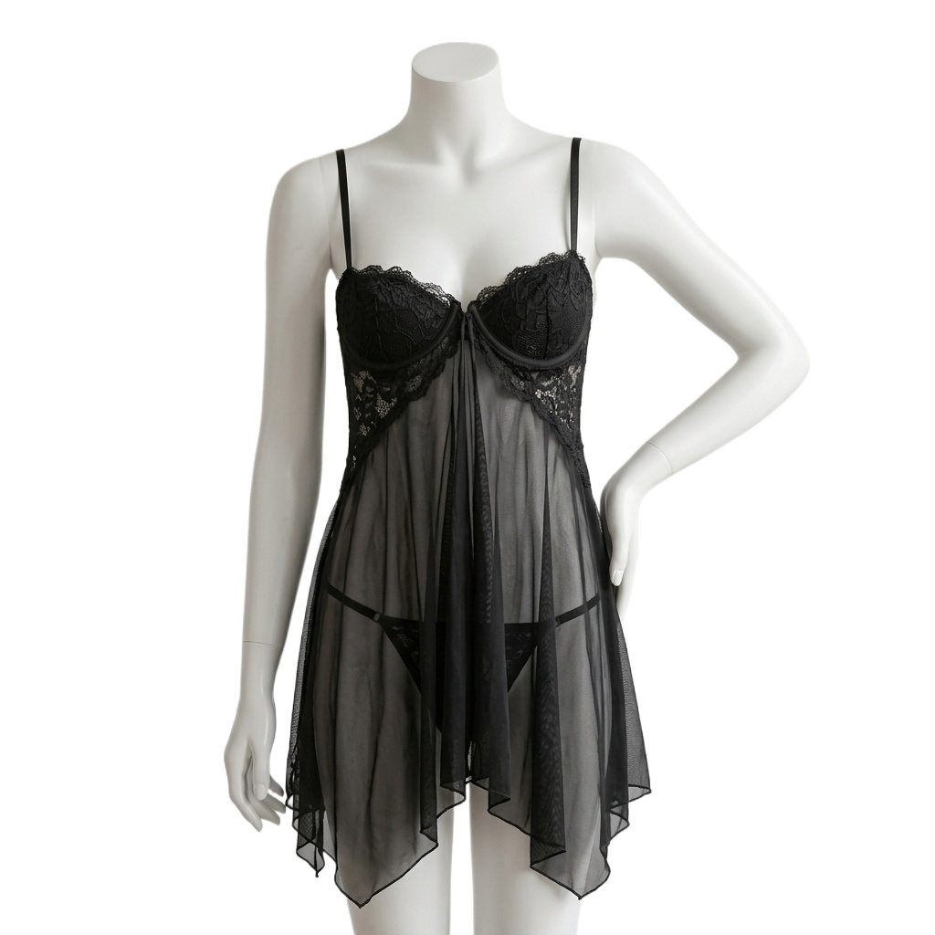 Lingerie Babydoll en dentelle  - Babydoll Chemise Night avis et prix