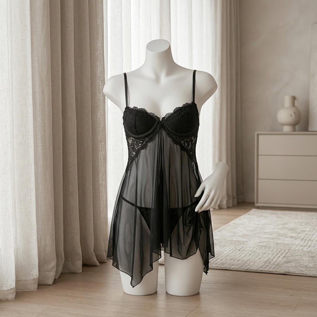 Lingerie Babydoll en dentelle  - Babydoll Chemise Night avis et prix